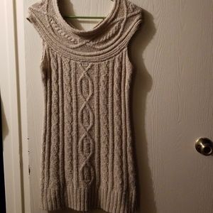 Off the shoulder cable knit sweater- Donated